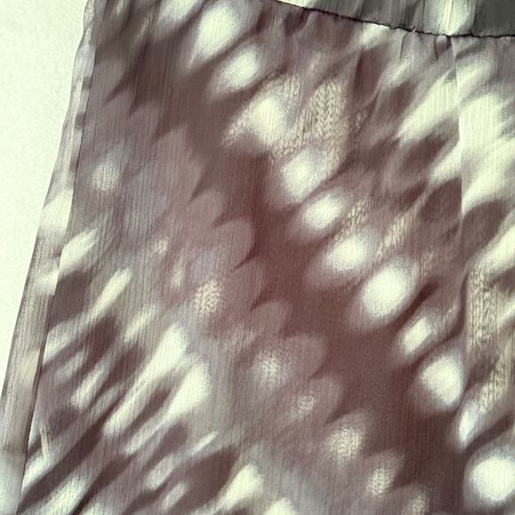 Express High Low Sheer Tie-Dye Layered Skirt Size XS Asymmetric Boho Festival - Picture 4 of 10